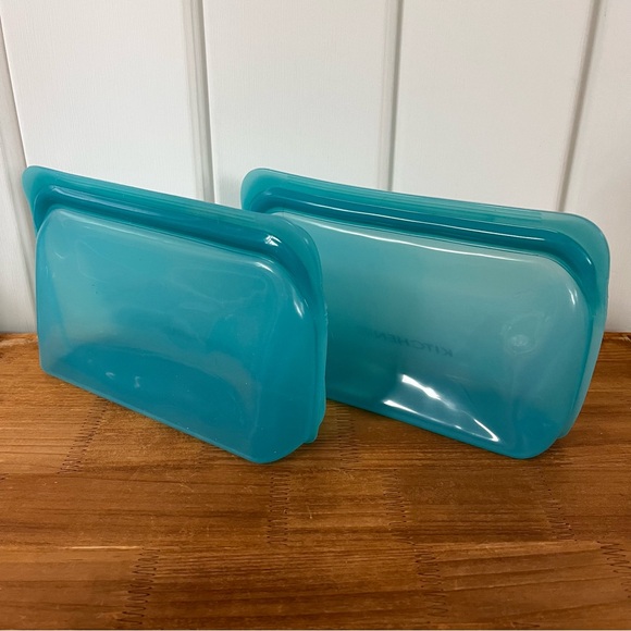 Kitchen HQ 4-Pack Reusable Silicone Storage Bags Non-Toxic BPA Free - Picture 5 of 5